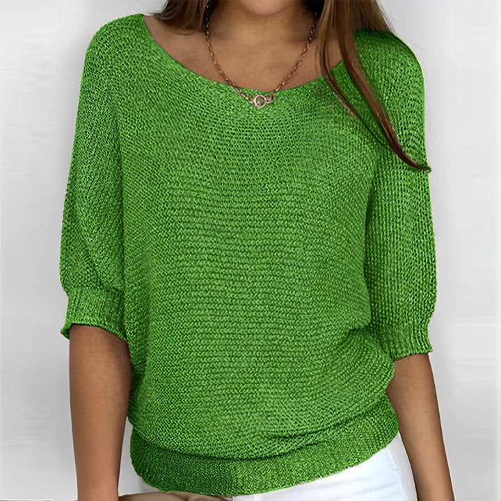 Ursula crew neck jumper in grey