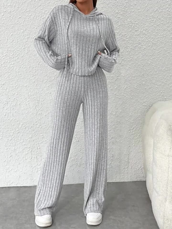 Briallen striped knit co-ord set