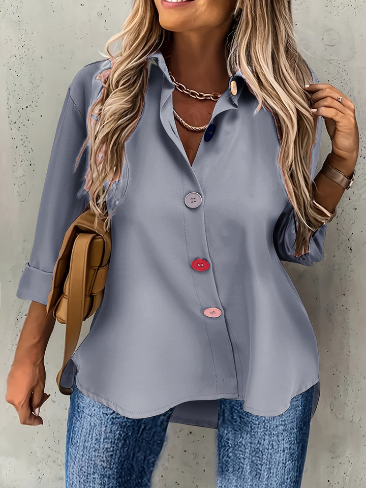 Vanessa Elegant Button Front Blouse - image 15