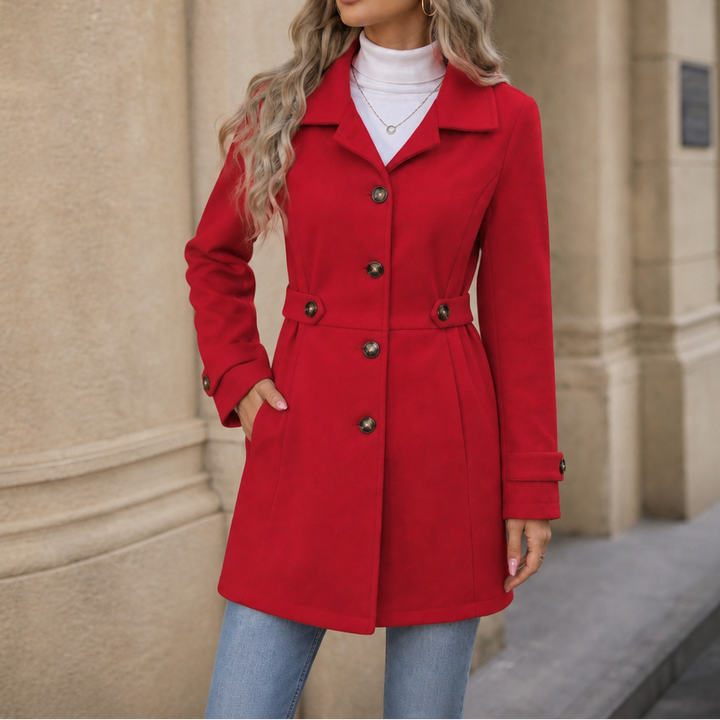 Clarabel belted tailored trench coat – image 3
