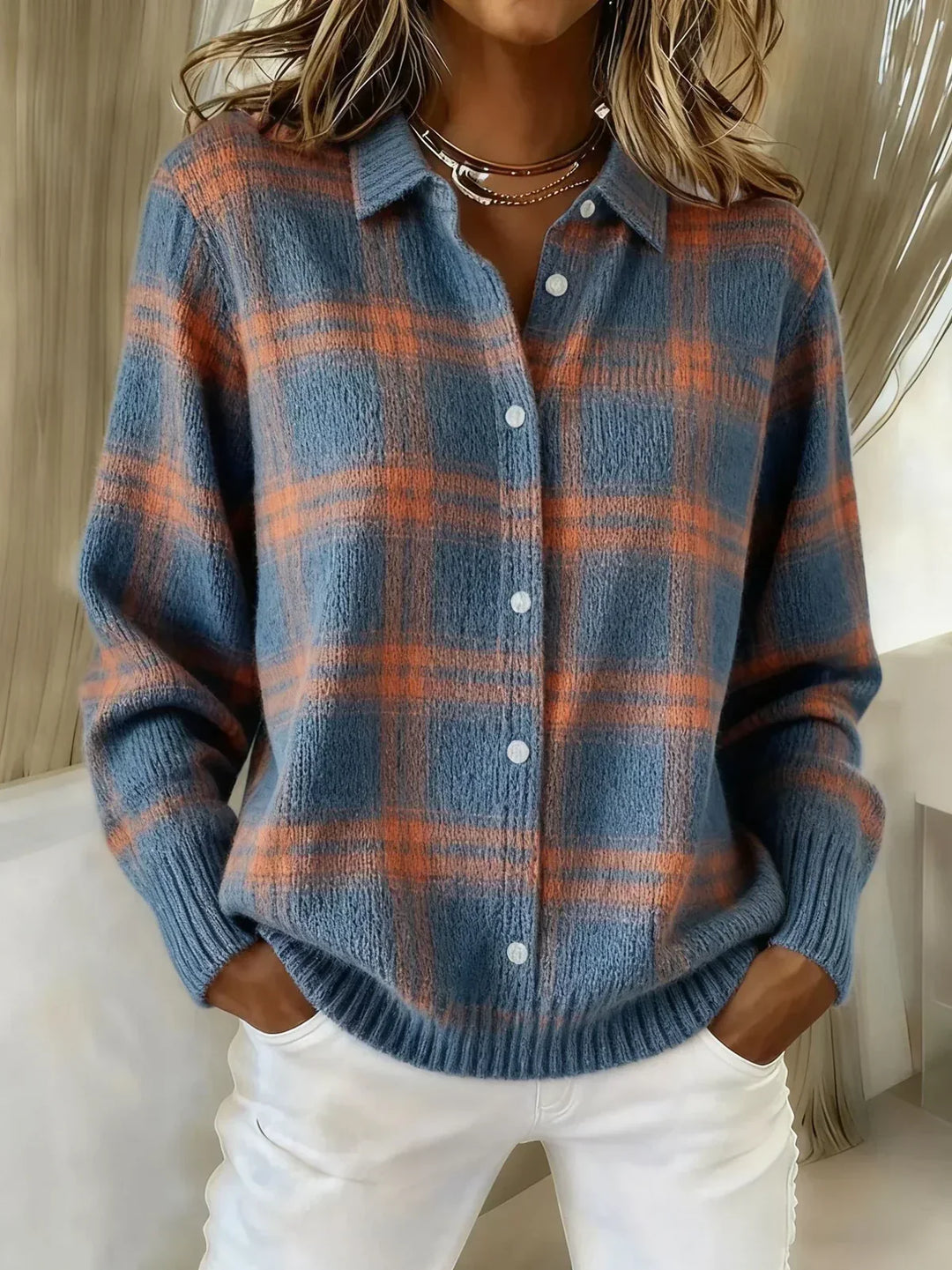 Katherine fluffy open front cardigan – image 4