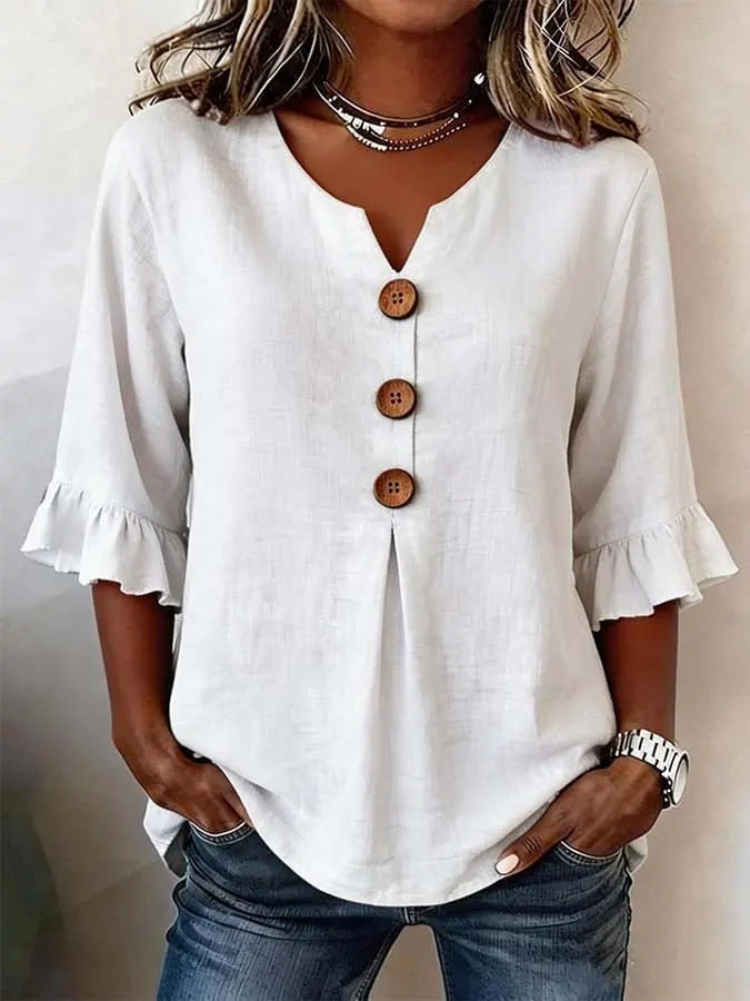 Talulla romantic ruffle blouse – image 2