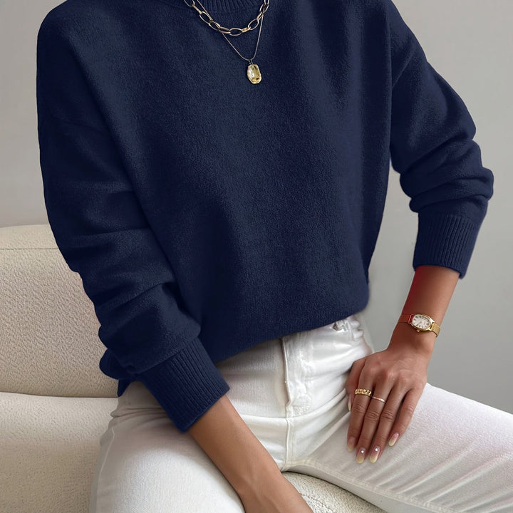 Trine oversized mock neck knit jumper – image 21