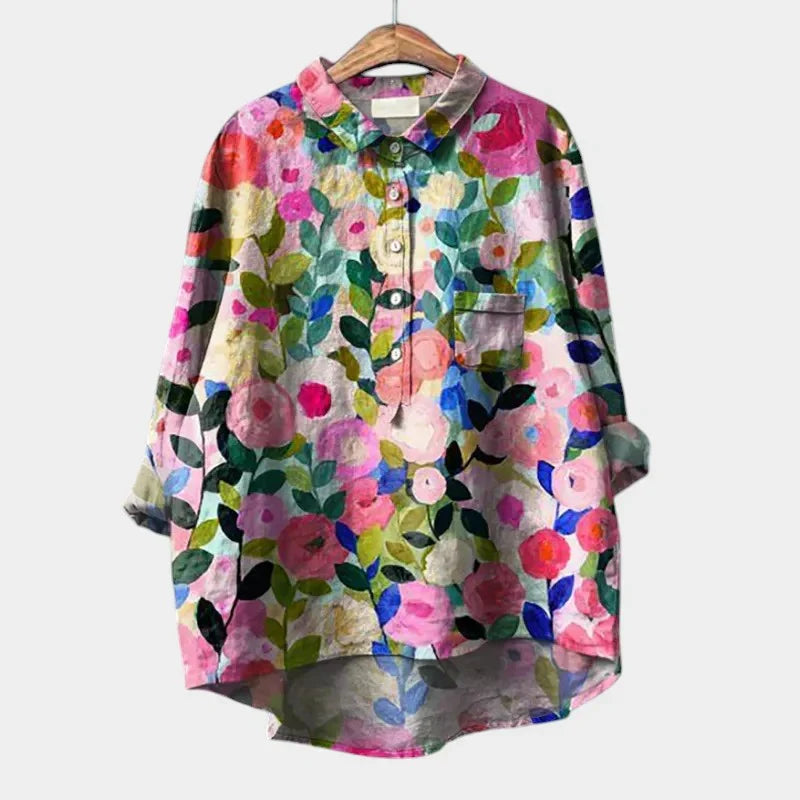 Nynke relaxed printed blouse – image 10