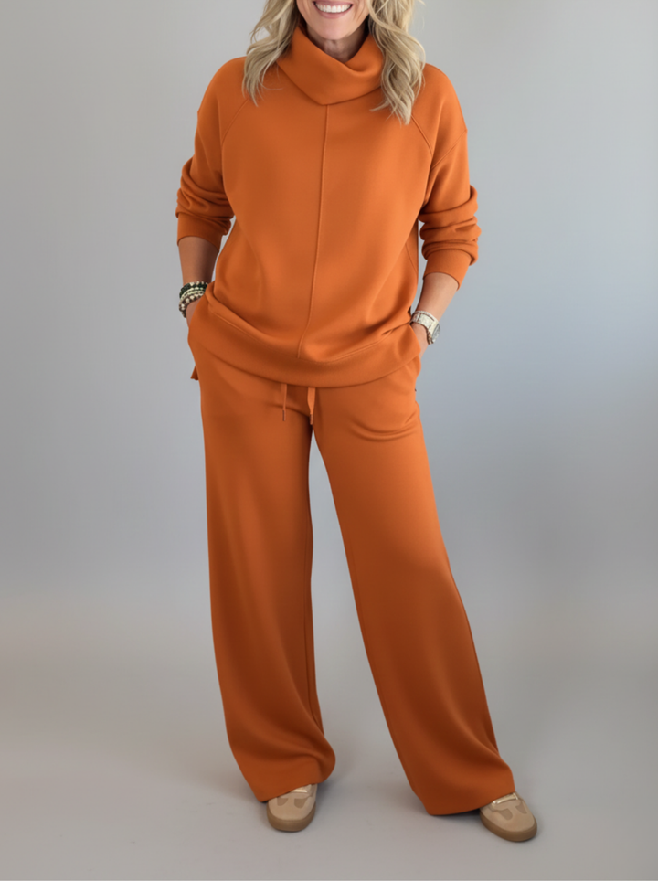 Morwenna cowl neck wide leg lounge set – image 12