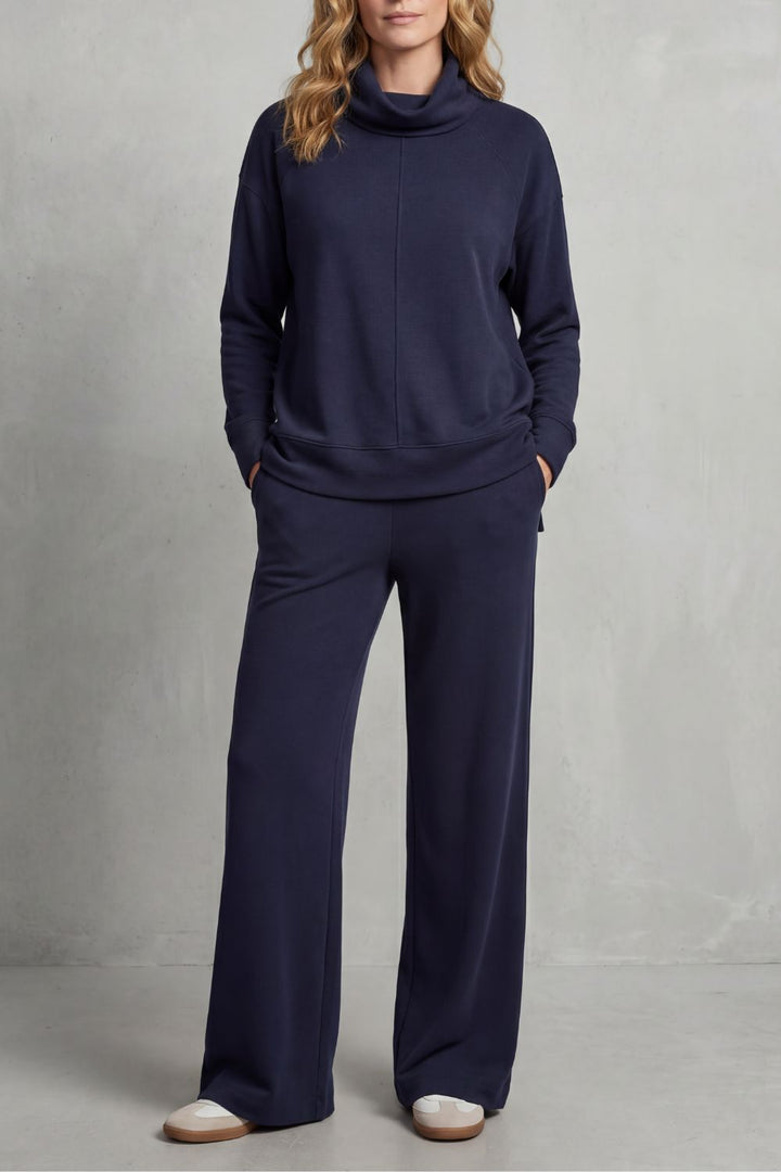 Nicolette draped roll neck and wide leg trouser set – image 11