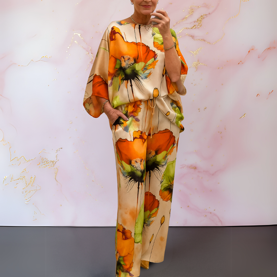 Oline satin two piece set – image 6
