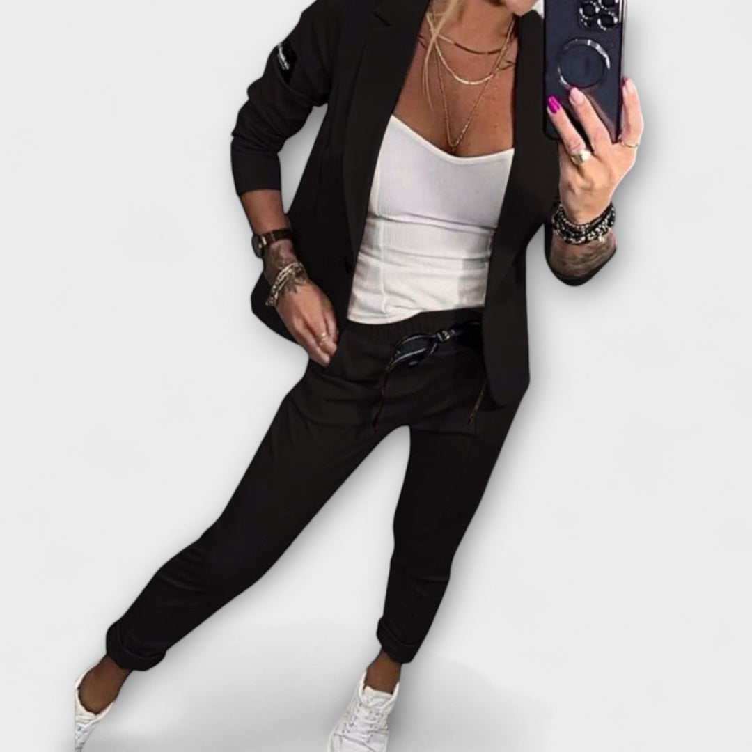 Helena three piece set with jacket, top and trousers – image 4