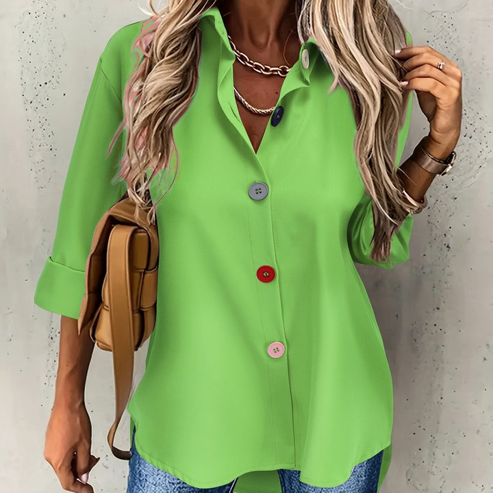 Vanessa Elegant Button Front Blouse - image 5