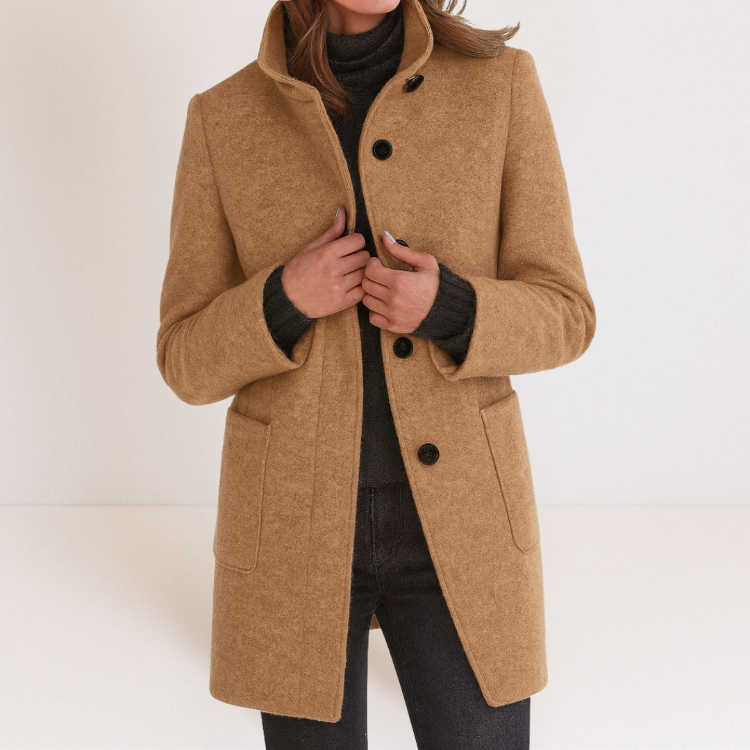 Wenna high collar winter coat – image 8