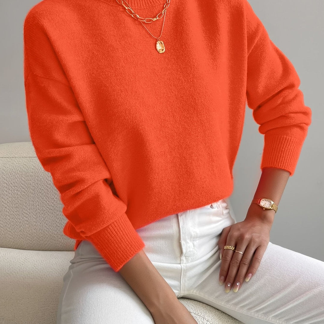 Trine oversized mock neck knit jumper – image 13