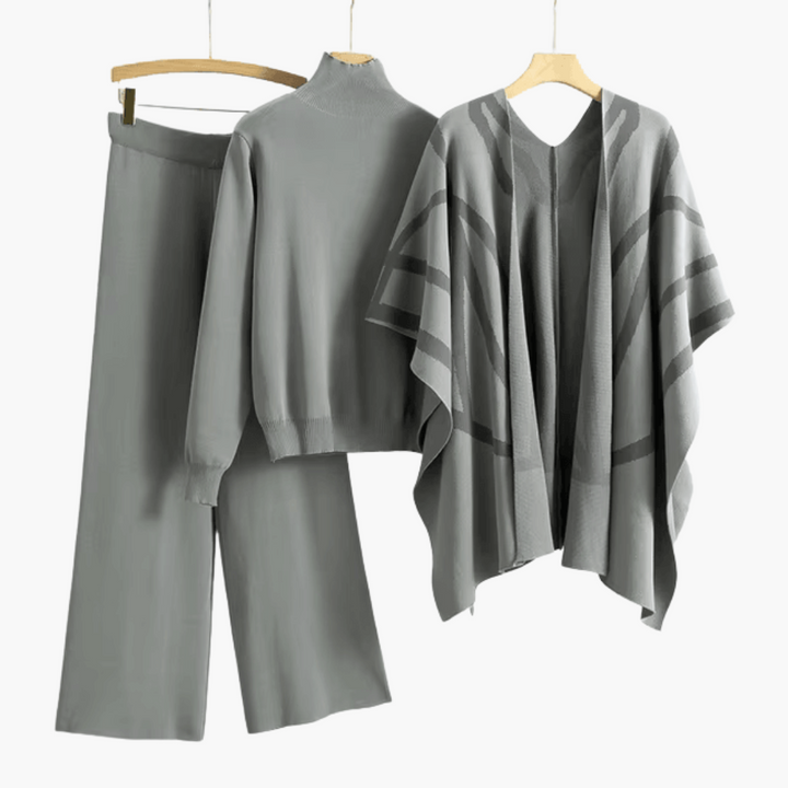 Enfys three piece knit cardigan and wide leg set – image 5