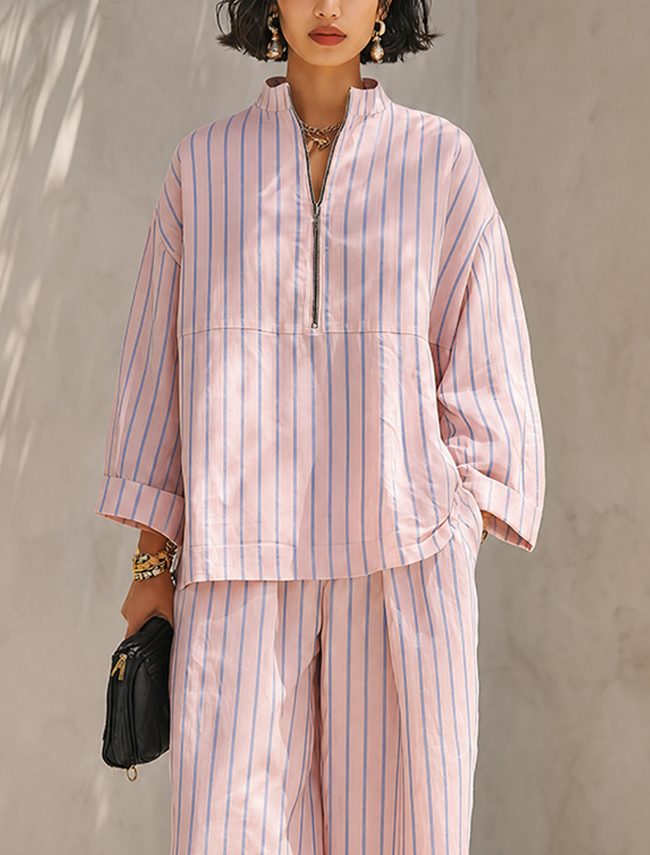 Nola wide leg trousers detail