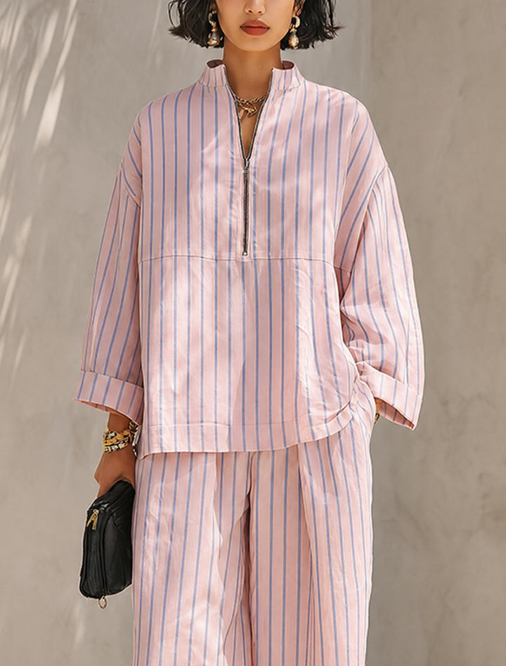 Nola wide leg trousers detail