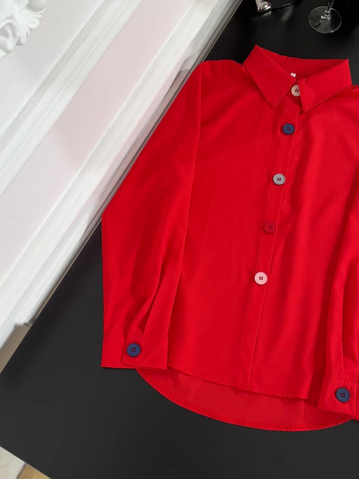 Vanessa Elegant Button Front Blouse - image 21