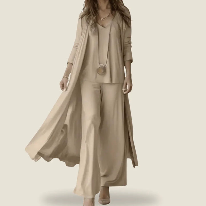 Theodosia three piece wide leg trouser set – image 5