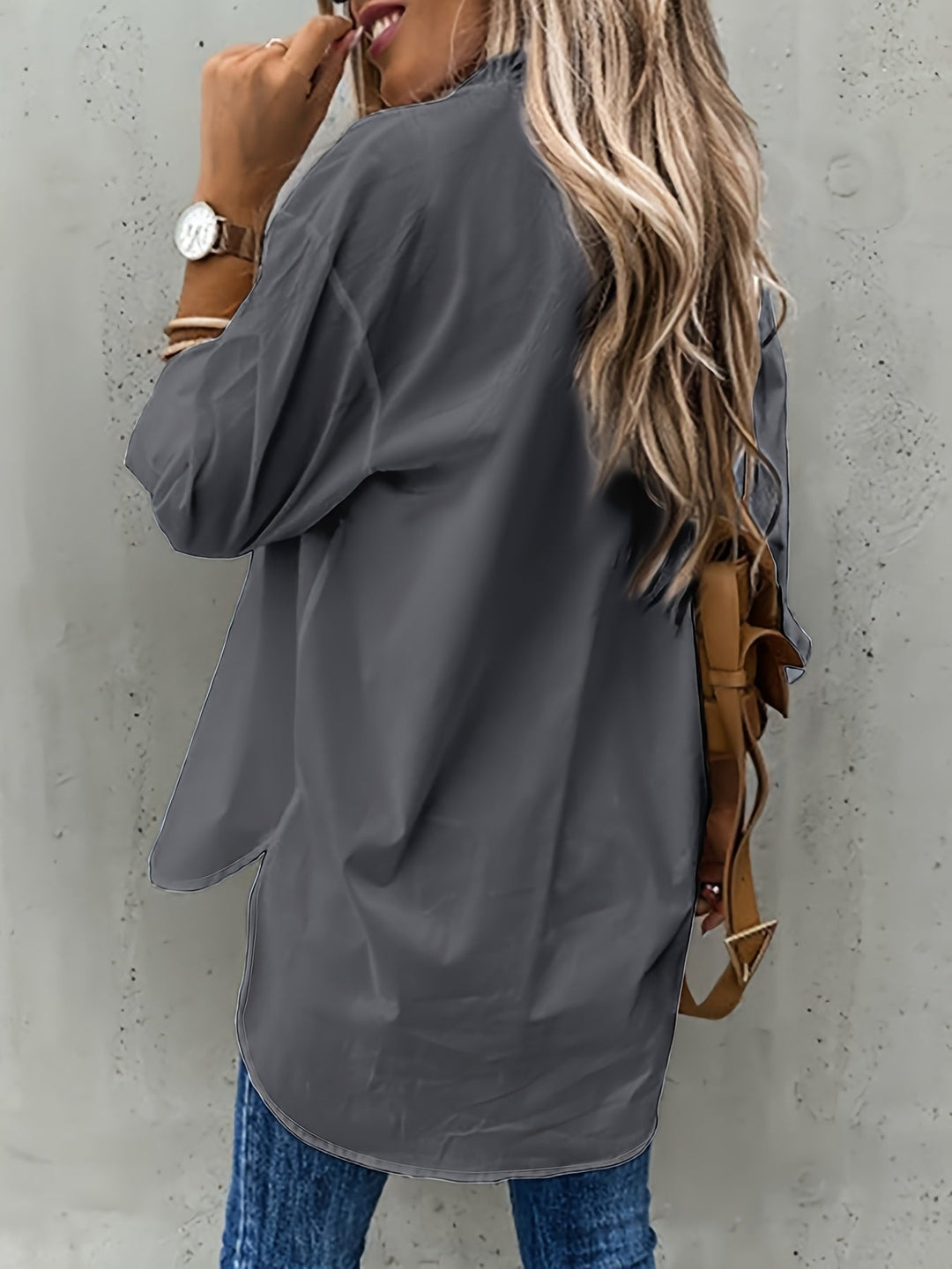 Seren Elegant Classic Long Sleeve Shirt - image 9