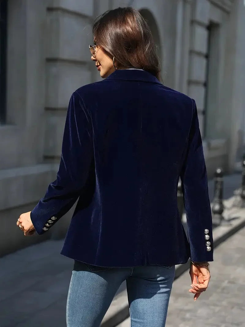 Gwennan velvet blazer jacket – image 7