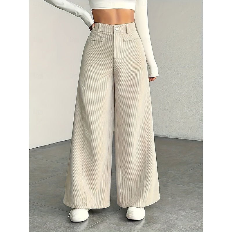 Marina high waisted wide leg trousers – image 6