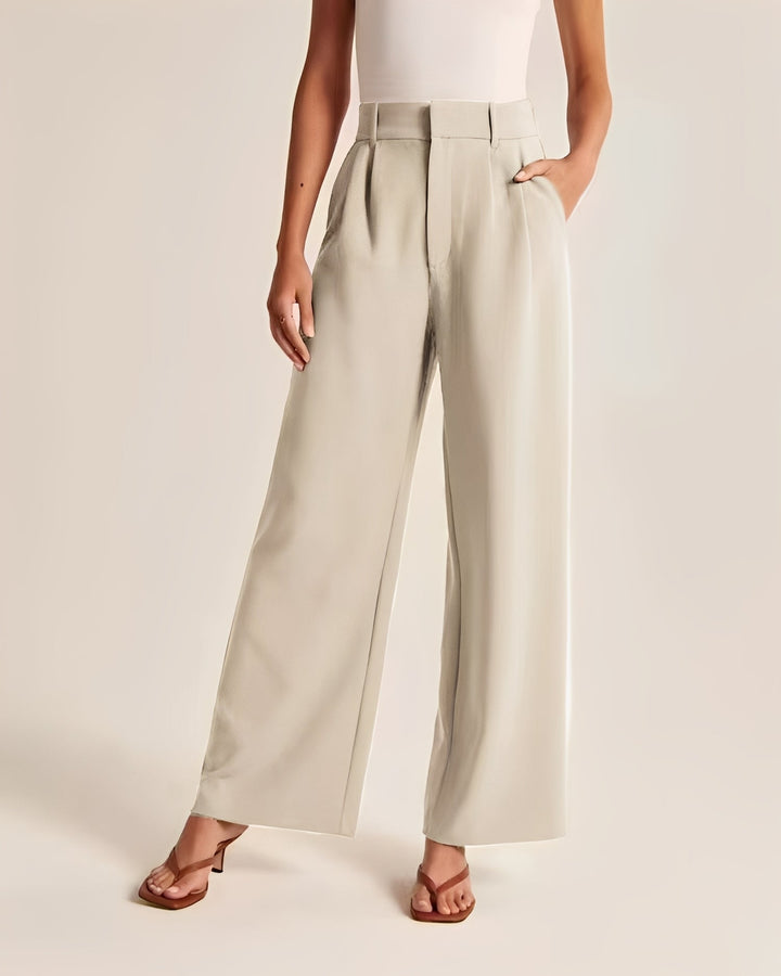 Ruth wide leg trousers with high waist