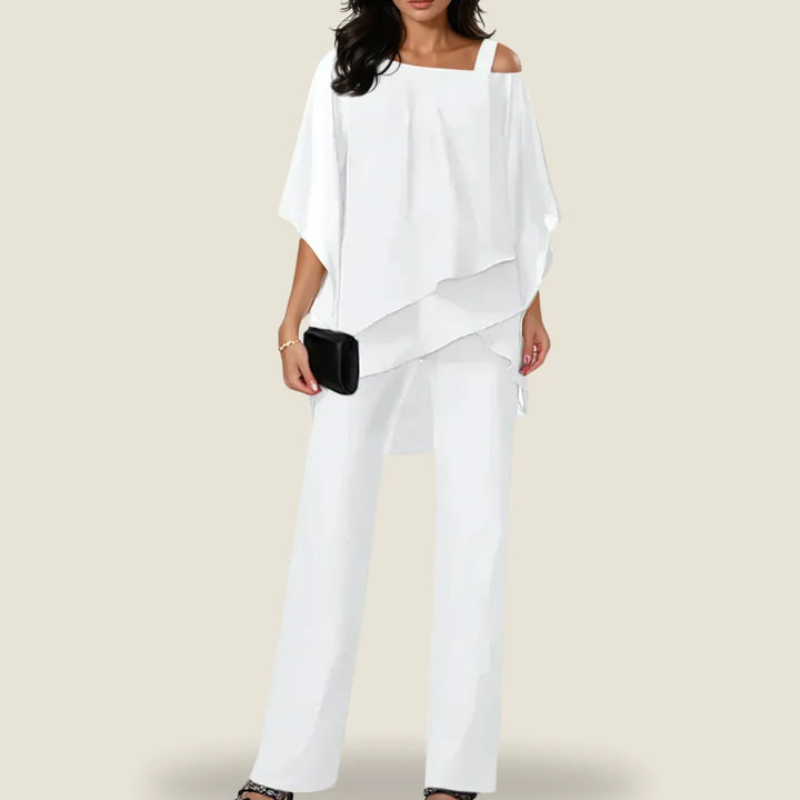 Mabyn layered top wide leg co-ord set – image 6