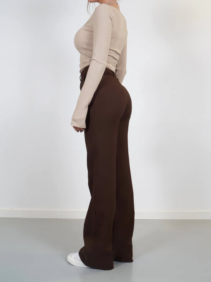 Eva relaxed wide leg trousers – image 4