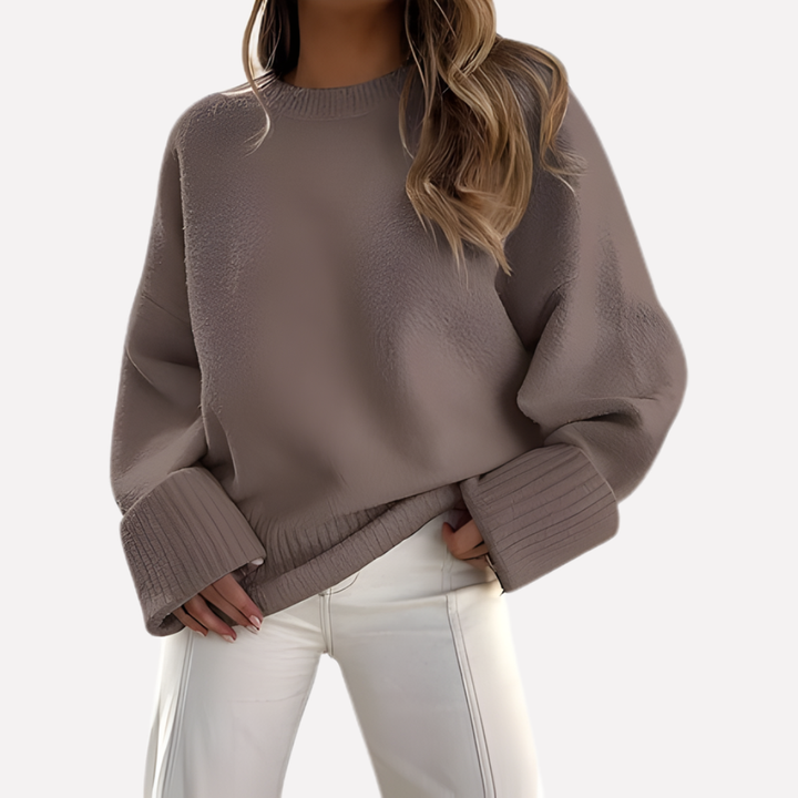 Dagny oversized chunky knit jumper – image 2