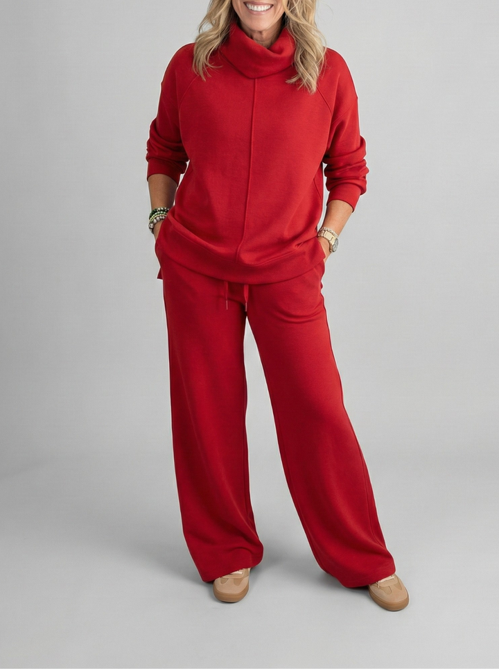 Morwenna cowl neck wide leg lounge set – image 7