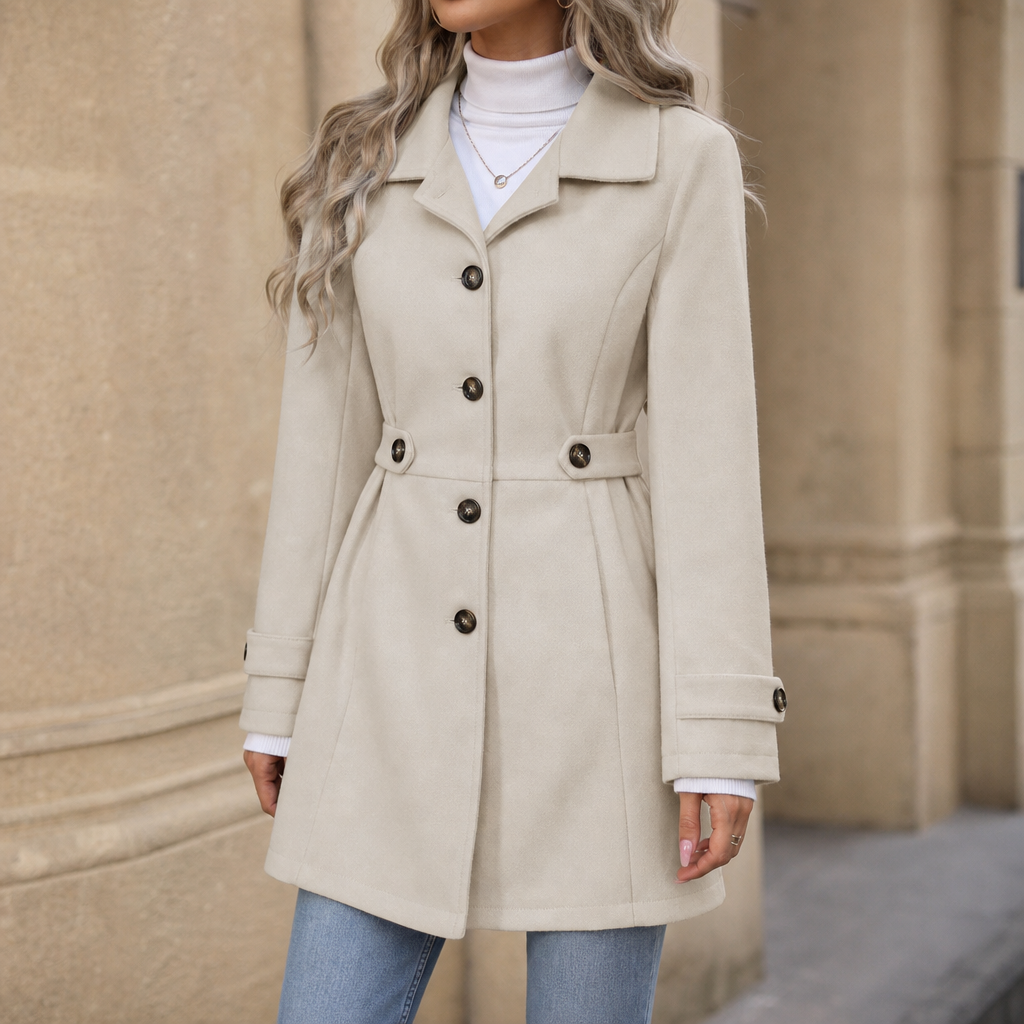 Clarabel belted tailored trench coat – image 6
