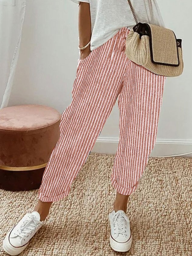 Helga | Elegant Relaxed Linen Trousers