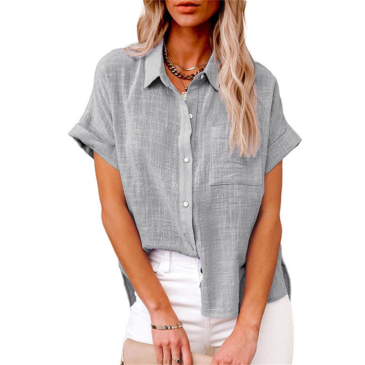 Rosanna Elegant Relaxed Collar Blouse - image 7