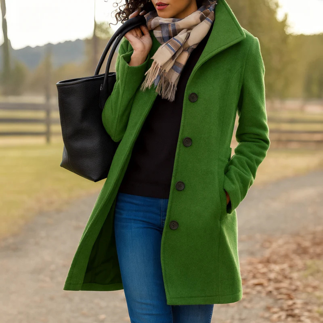 Colette straight cut wool coat – image 6