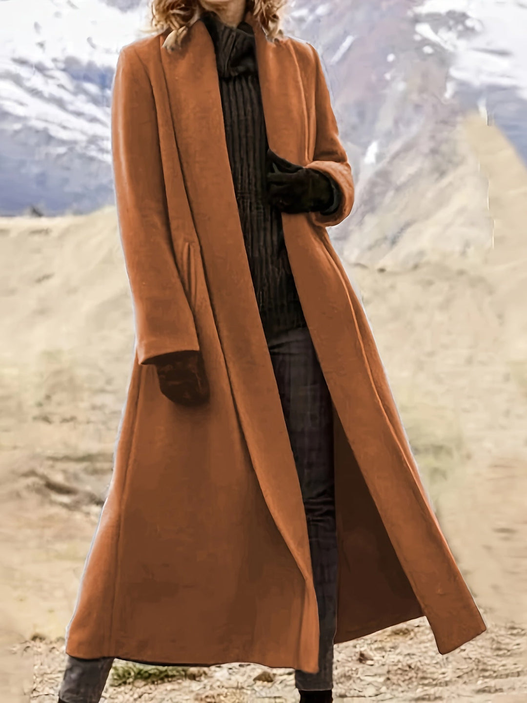 Alba flowing long coat – image 22