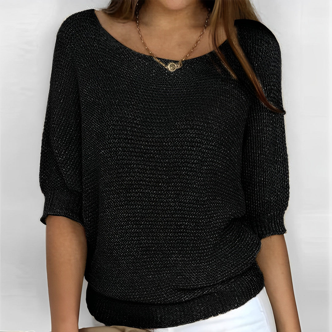 Ursula crew neck jumper in green