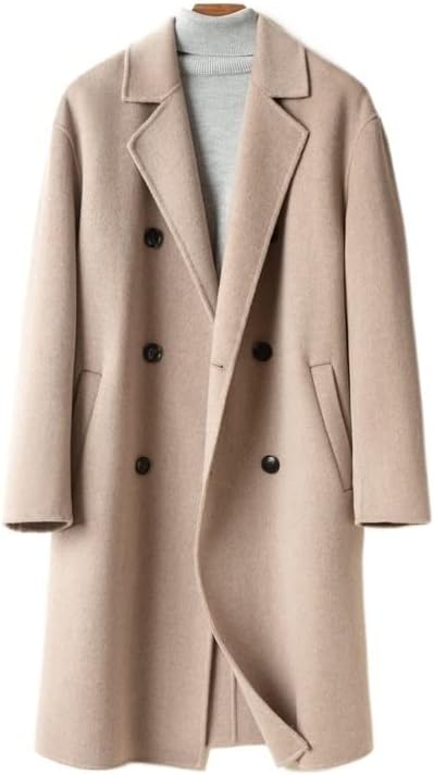 Ailsa double breasted long coat with flap pockets – image 6