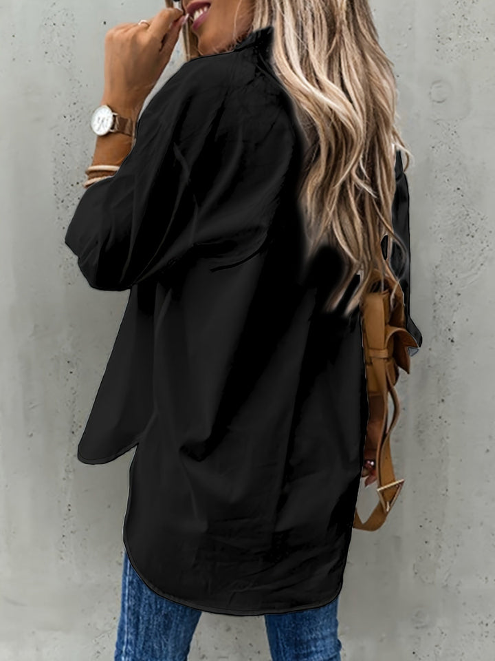 Seren Elegant Classic Long Sleeve Shirt - image 8