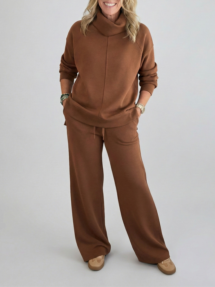 Morwenna cowl neck wide leg lounge set – image 8