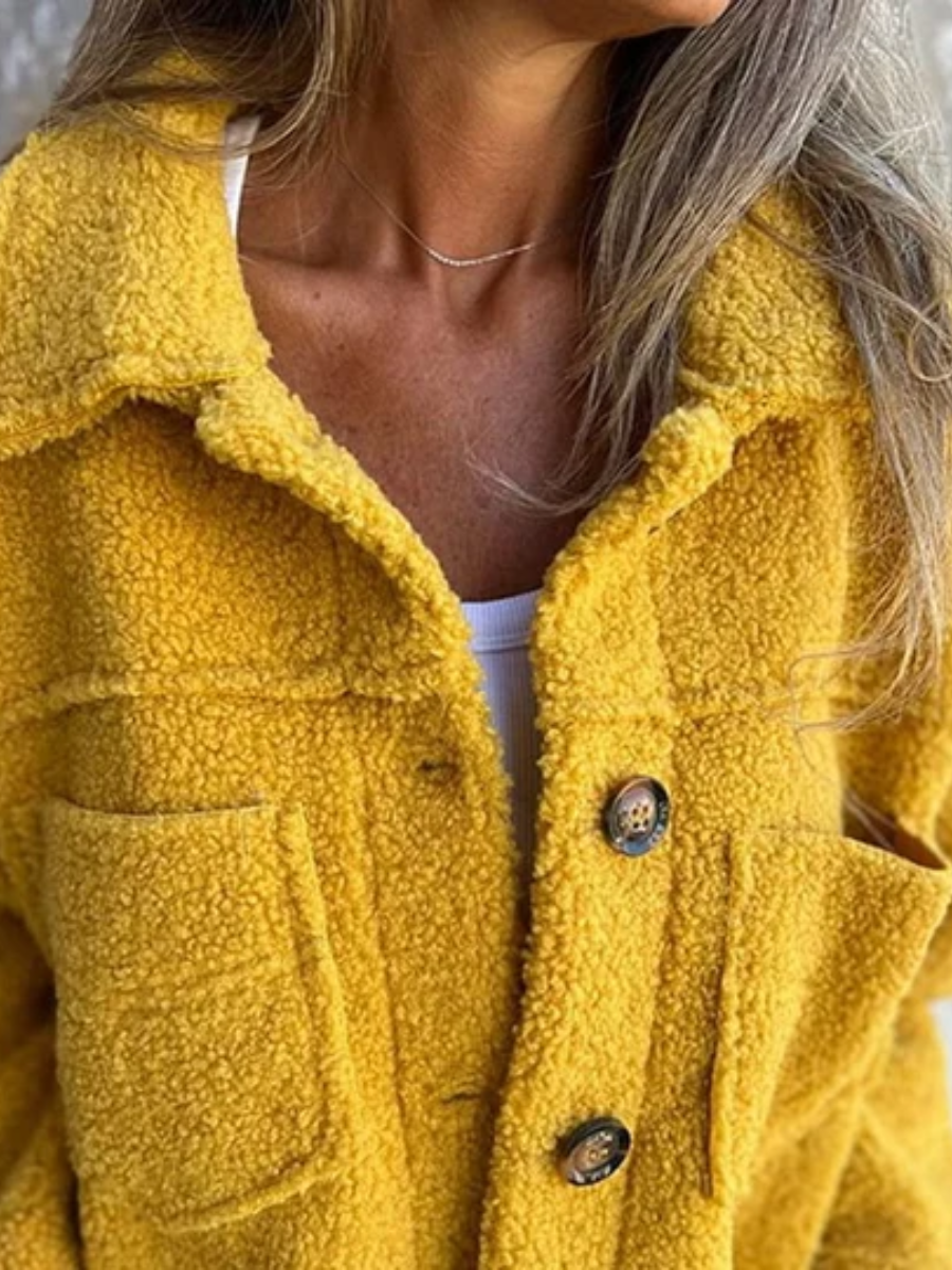 Yolande textured button coat – image 7