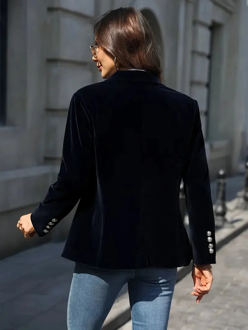 Gwennan velvet blazer jacket – image 2