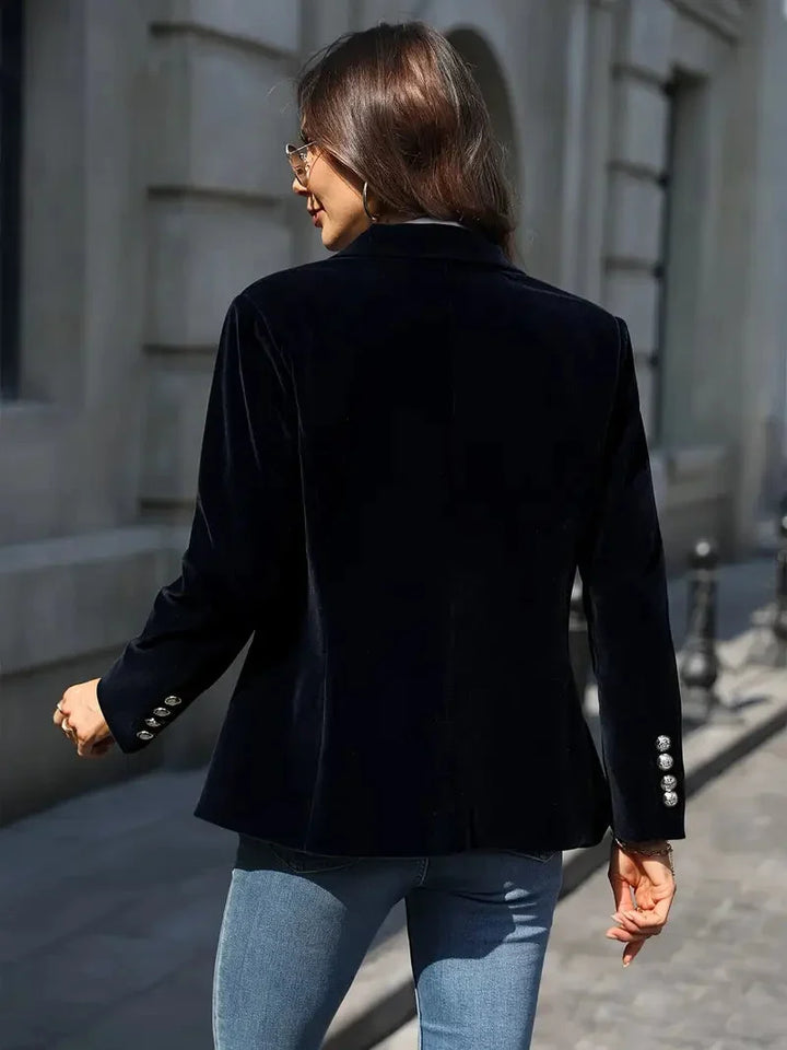 Gwennan velvet blazer jacket – image 2