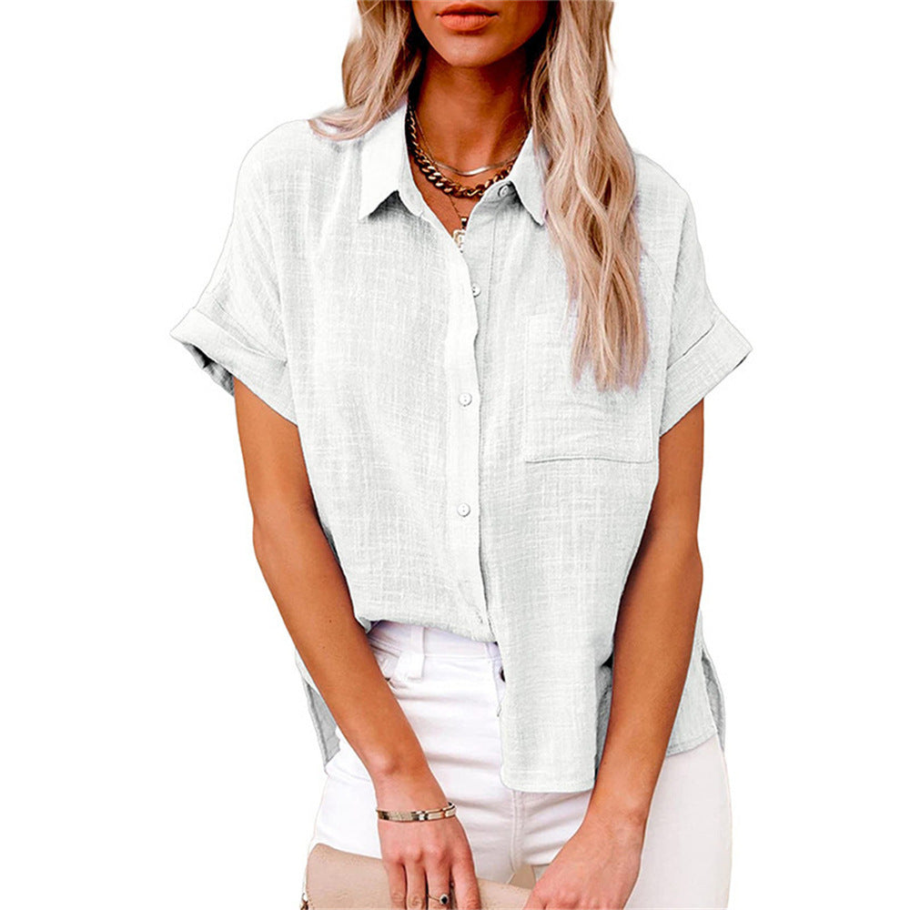 Rosanna Elegant Relaxed Collar Blouse - image 8
