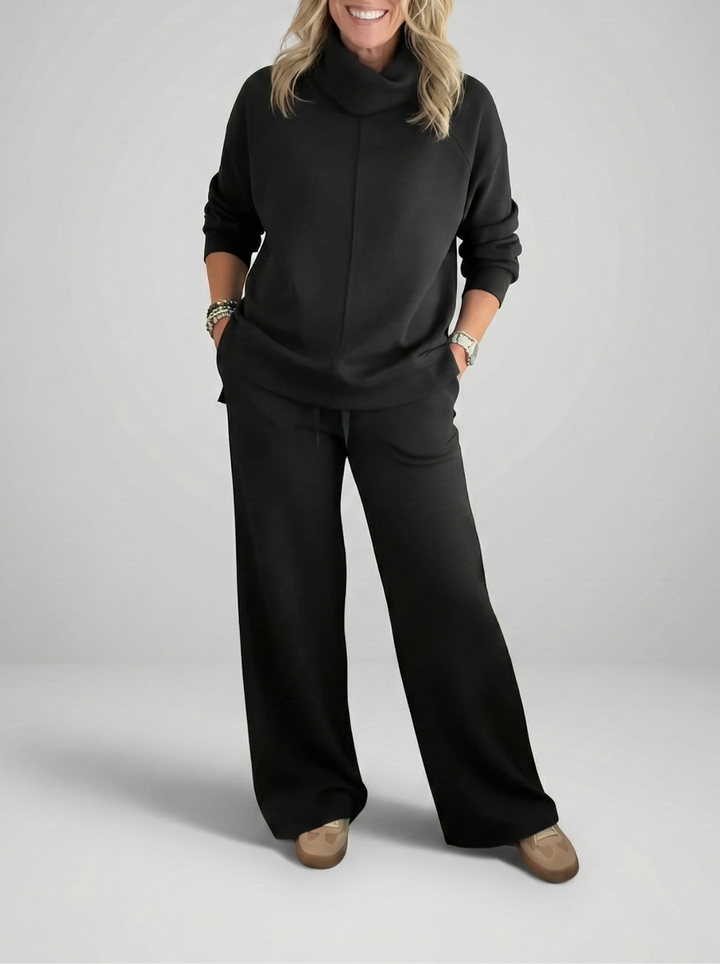 Morwenna cowl neck wide leg lounge set