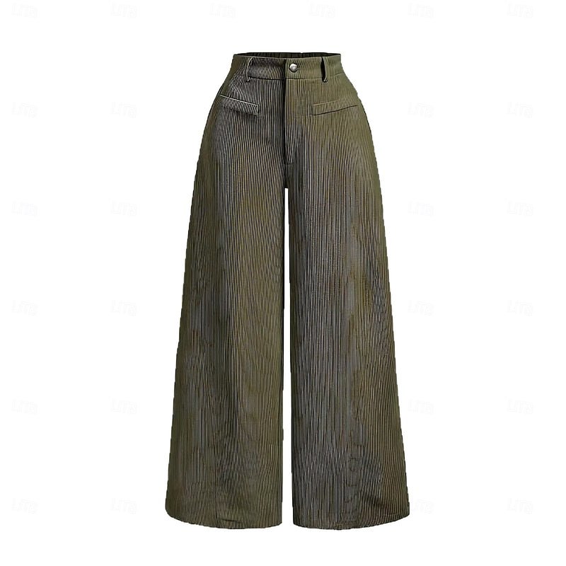 Marina high waisted wide leg trousers – image 4