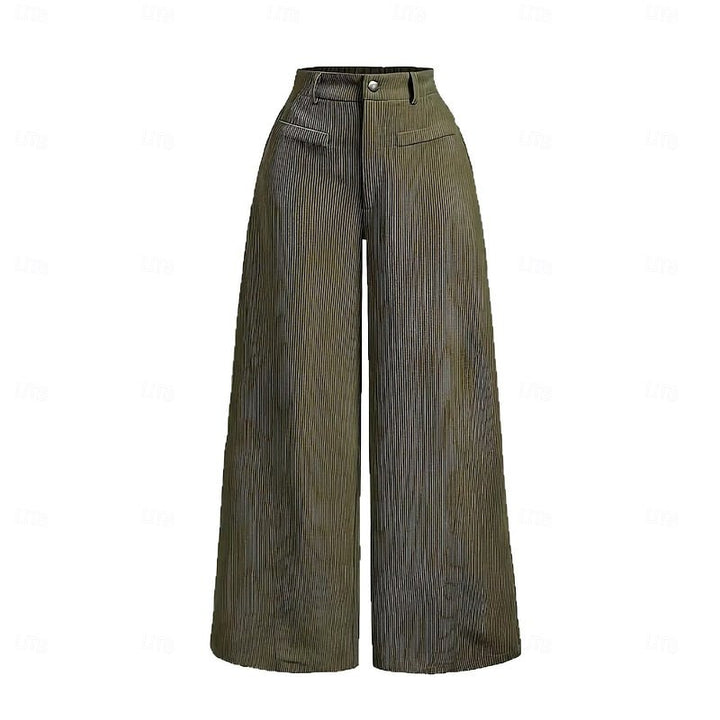 Marina high waisted wide leg trousers – image 4