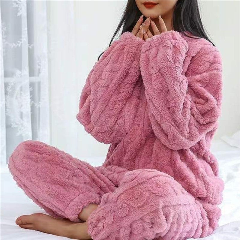Sofia | Elegant Fleece Pyjama Set