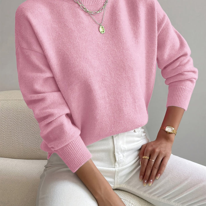 Trine oversized mock neck knit jumper – image 19