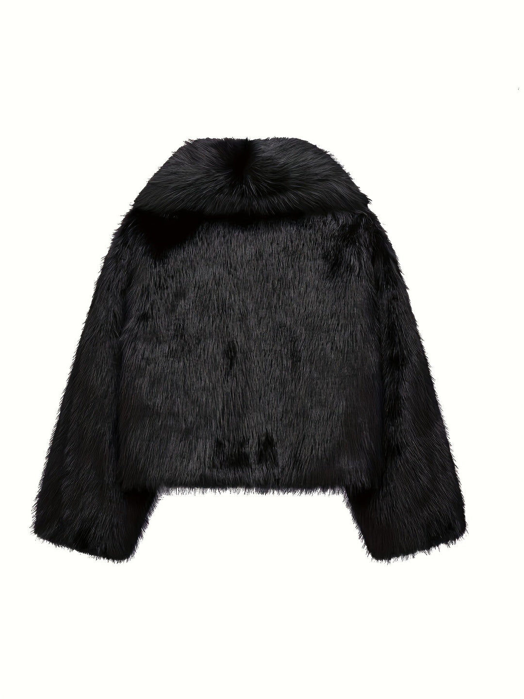 Delilah loose fit faux fur jacket – image 11