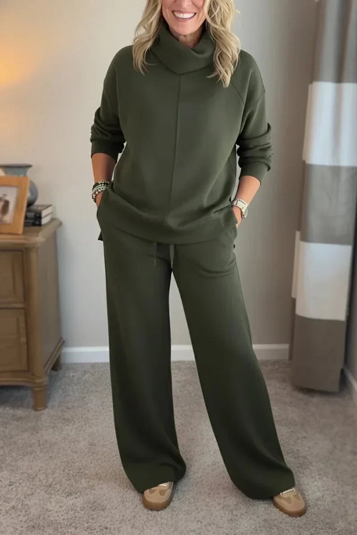 Aivra two piece set in brown