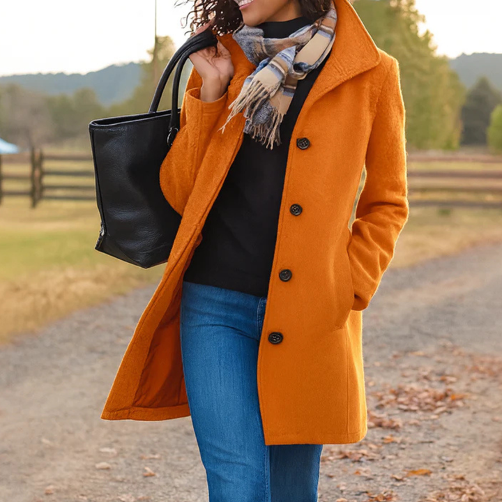 Matilda straight cut wool coat