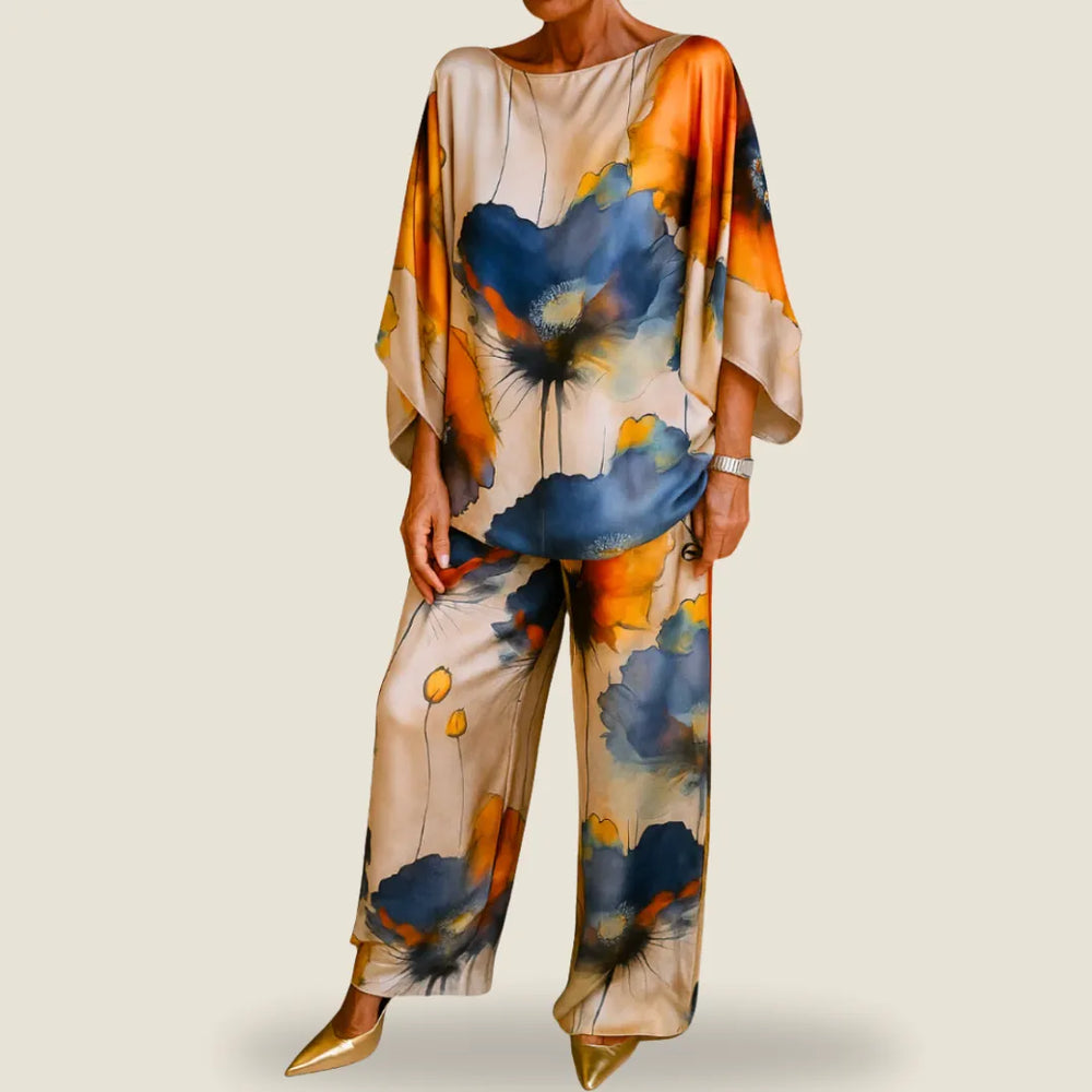 Oline satin two piece set – image 2